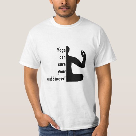 Krebs Zodiac Sign - Funny Yoga T - Shirt (Vorderseite)