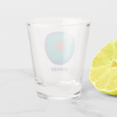 Krebs Zodiac Sign Stilvolle Gradient Schnapsglas (Rückseite)