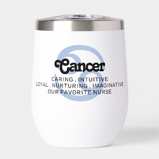 Krebs Zodiac signieren benutzerdefinierte Eigensch (Vorderseite)