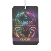 Krebs Zodiac Signs Celestial Air Freshener Autolufterfrischer (Rückseite)
