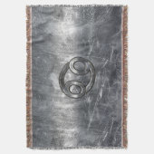 Krebs-Zodiac-Symbol im Industriestil Decke (Vorderseite Vertikal)