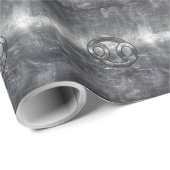 Krebs-Zodiac-Symbol im Industriestil Geschenkpapier (Rolleneckpunkt)