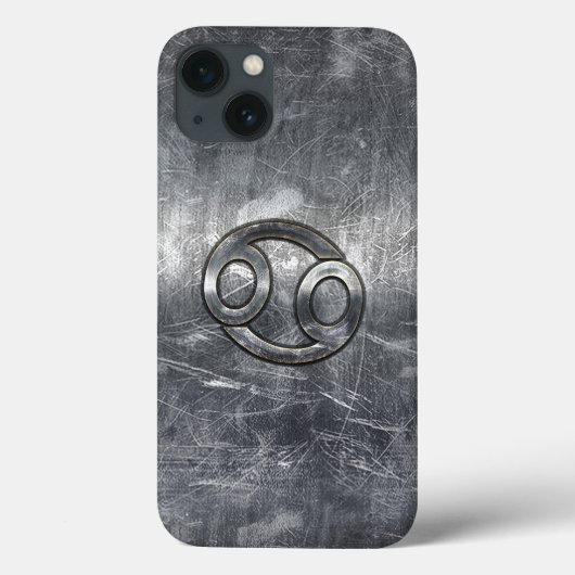 Krebs Zodiac Symbol Industrial Style Case-Mate iPhone Hülle (Rückseite)