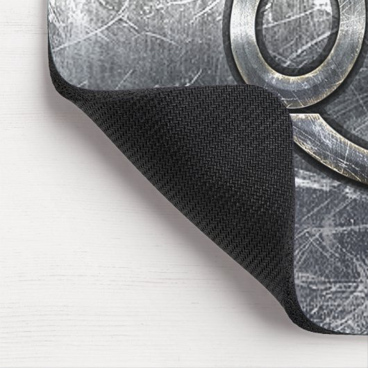 Krebs Zodiac Symbol Industrial Style Mousepad (Ecke)