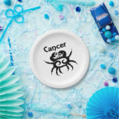 Krebs Zodiac-Symbol und Zeichen Persönlich Pappteller (Party)