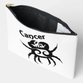 Krebs Zodiac-Symbol und Zeichen Zubehörtasche (Offen)