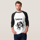 Krebs Zodiac Symbol & Zeichen T-Shirt (Vorne ganz)