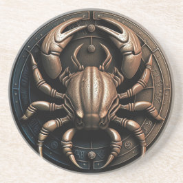 Krebs Zodiac-Syndrom Horoskop Getränkeuntersetzer