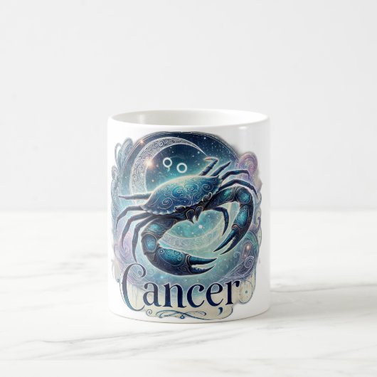 Krebs Zodiac Tasse - Dreamy & Celestial Design ♋ � (Mittel)