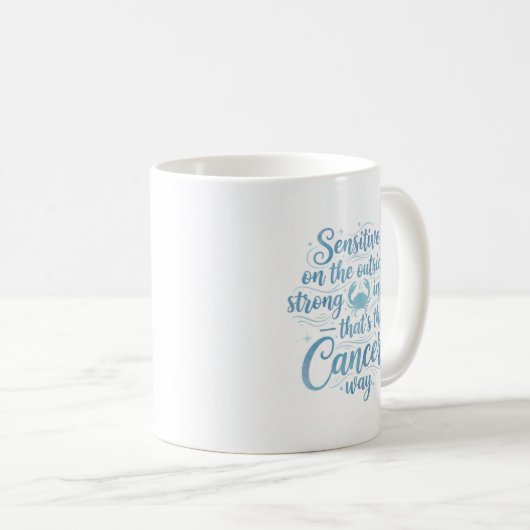 Krebs Zodiac-Tasse Kaffeetasse (VorderseiteRechts)