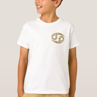 Krebs Zodiac - Tribal Gold T-Shirt