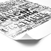 Krebs Zodiac Word Cloud Inspiration Fotodruck (Ecke)