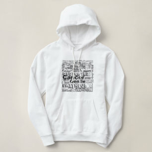 Krebs Zodiac Word Cloud Inspiration Hoodie