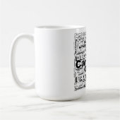 Krebs Zodiac Word Cloud Inspiration Kaffeetasse (Links)