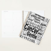 Krebs Zodiac Word Cloud Inspiration Planer (Anzeige)
