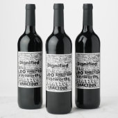 Krebs Zodiac Word Cloud Inspiration Weinetikett (Flaschen)