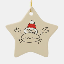 Krebs Zodiac-Zeichen Astrologie Niedlich Zeichnend Keramik Ornament