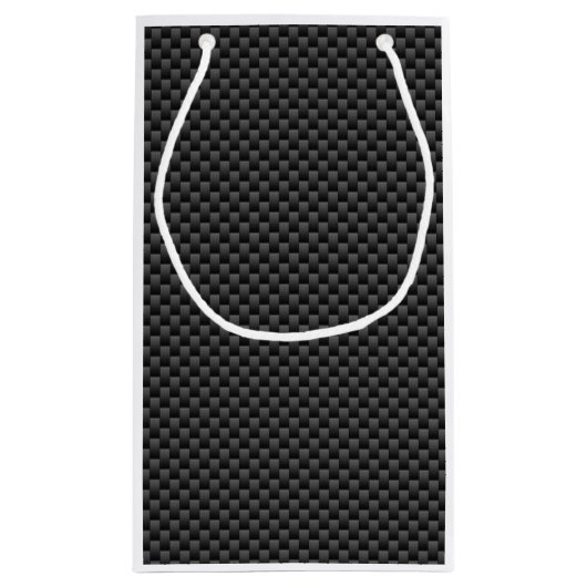 Krebs Zodiac-Zeichen auf Holzkohlefaser Print Kleine Geschenktüte (Rückseite)