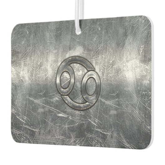 Krebs-Zodiac-Zeichen im industriellen Stil Autolufterfrischer (Links)