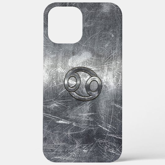 Krebs-Zodiac-Zeichen im industriellen Stil Case-Mate iPhone Hülle (Rückseite)