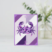 Krebs Zodiac-Zeichen Postkarte (Stehend Vorderseite)