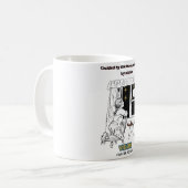 Krebs-Zodiakposter geführt vom Mond Kaffeetasse (Vorderseite Links)