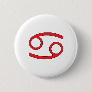 Krebs, Zodiaksymbol, Horoskop Button