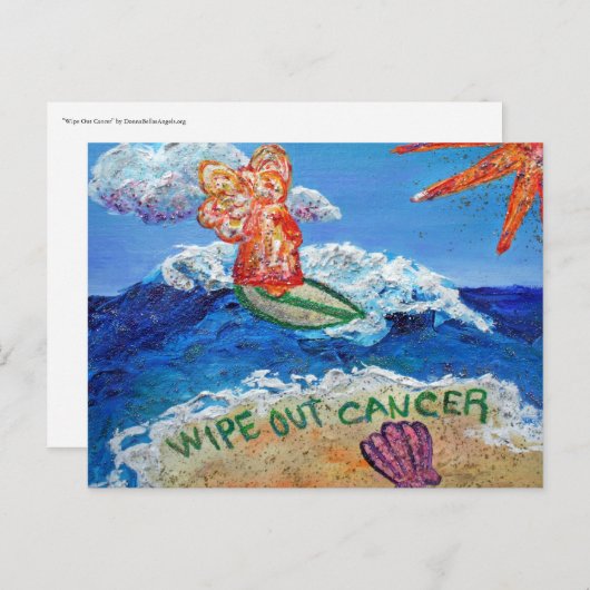 Krebsabbruch Postkarte (Vorne/Hinten)