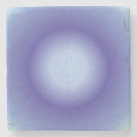 Krebsaura, Krebs Zodiac, blauer Aura Steinuntersetzer (Vorderseite)