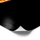 Krebsbänder und Zitate zur Lebensmotivation. Plaka Poster (Ecke)