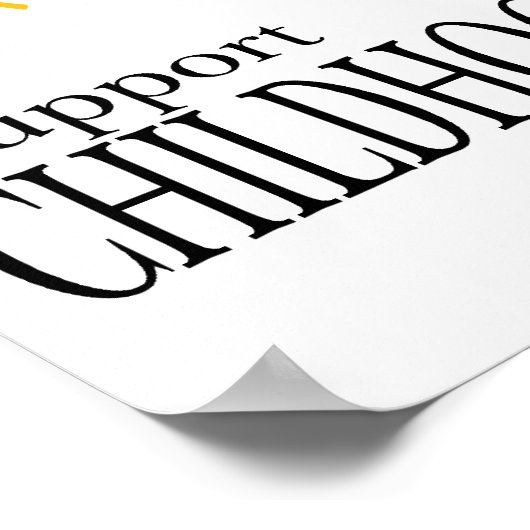 Krebsbaum für Kinder Poster (Ecke)