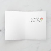 Krebsbehandlung Religiöse Unterstützung Grüne Karte (Innenseite)