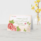 Krebsbehandlungen Individuelle Name werden wohlwol Karte (Gelbe Blume)