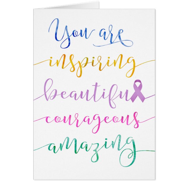 Krebsbekämpfung - Denken Sie daran, wer Sie sind (Vorne)