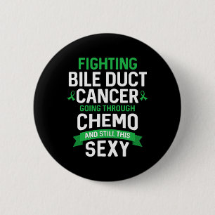 Krebsbekämpfung Gallenkrebs Patient Chemo Thor Button