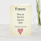 Krebsbekämpfung Karte (Vorderseite)