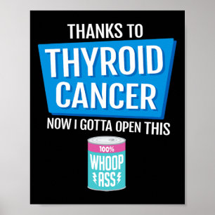 Krebsbekämpfung öffnet eine Dose von wem auch imme Poster