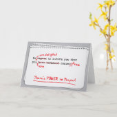 Krebsbekämpfung - Power des Gebets zur Heilung Karte (Gelbe Blume)