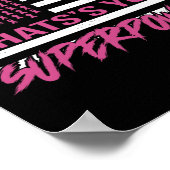 Krebsbekämpfung Was ist Ihre Supermacht? Poster (Ecke)