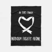 Krebsbewusstsein 9  fleecedecke (Vorderseite)