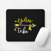 Krebsbewusstsein bei Kindern Gelbe Schleife Sarcom Mousepad (Mit Mouse)
