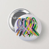 Krebsbewusstsein Button (Vorne & Hinten)