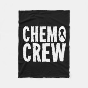 Krebsbewusstsein Chemo Crew Survivor Geschenk Fleecedecke