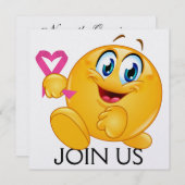 Krebsbewusstsein - Einladung zu rosa Ribbon (Vorne/Hinten)