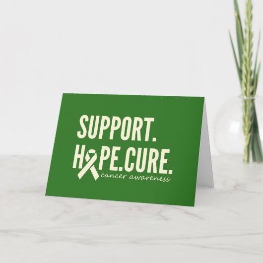 Krebsbewusstsein Einladung zur Ankündigung Karte (Vorderseite)