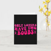 Krebsbewusstsein Funny Mastectomy Karte (Gelbe Blume)