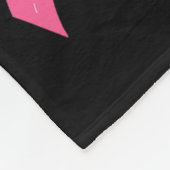 Krebsbewusstsein für die Heilung des Fußballs Fleecedecke (Ecke)