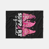 Krebsbewusstsein für Frauen - Selbsthilfegruppe Fleecedecke (Vorderseite (Horizontal))