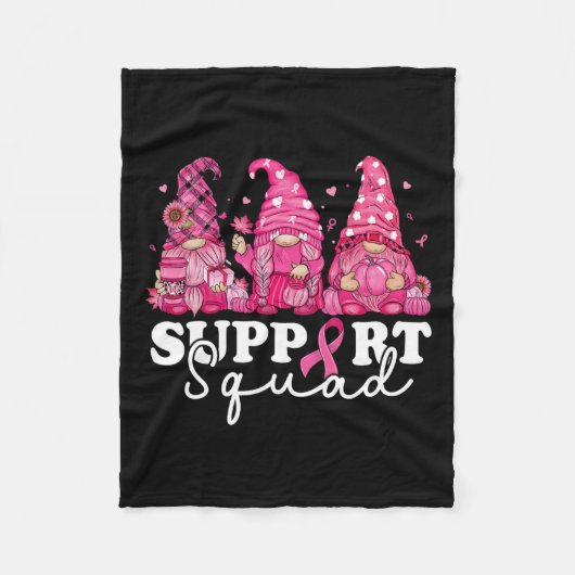 Krebsbewusstsein für Frauen - Selbsthilfegruppe Fleecedecke (Vorderseite)