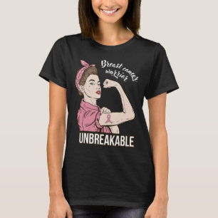 Krebsbewusstsein für ihre Kriegerin Unzerbrechlich T-Shirt
